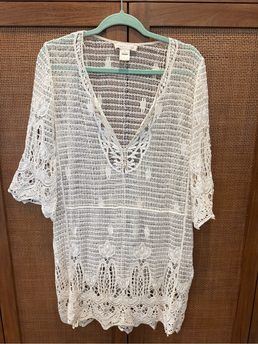 Crochet Cover-Up Tunic - White